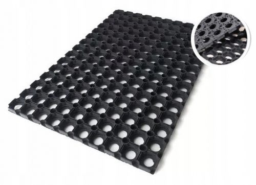 Szennyfogó szőnyeg - Kész gumi lábtörlő belső használatra, 40 x 60 cm