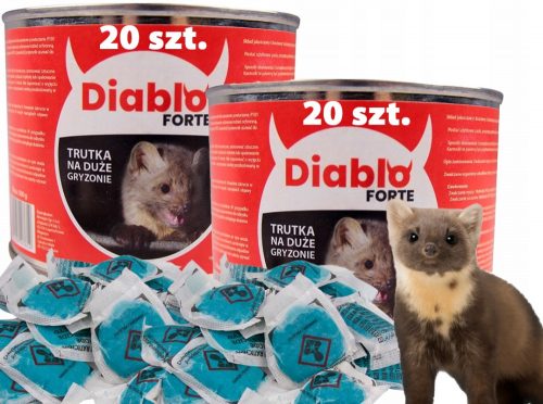 Fa nyest - Méregmérgezés patkányok számára egér Diablo Forte 600G