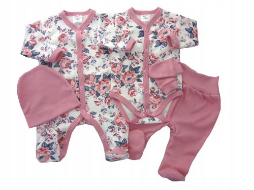 Baba szett - Layette egy újszülött 62 Pajacyk Body 5el -hez