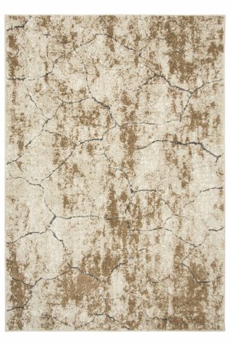 Szőnyeg - 140x190 cm fényes szőnyeg bézs barna krém, mint márvány