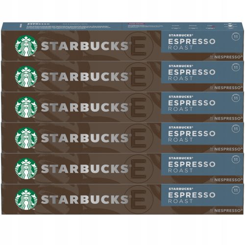 Starbucks Nespresso Espresso Pörkölt kávé 6x 10 db