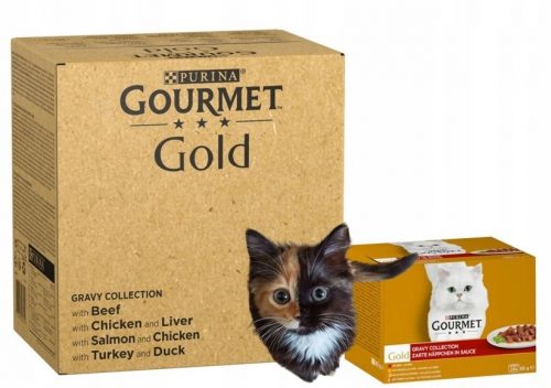  Gourmet Gold mártásban 24 x 85 g darabok mártásban