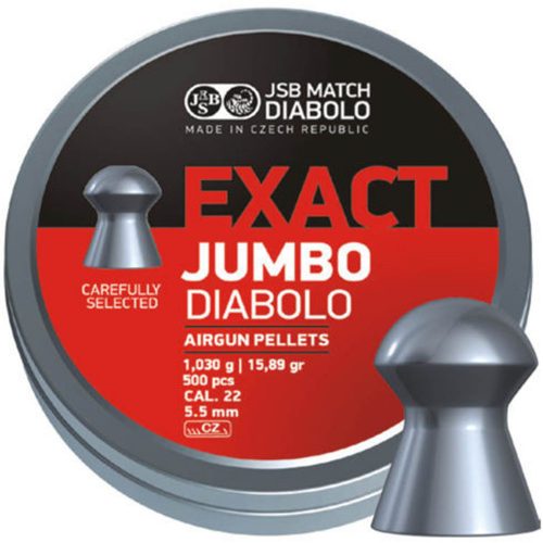 Patronok légpuskához - Diabolo Shot gomba JSB pontos Jumbo 5,52 mm 500