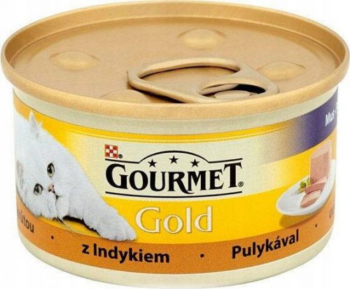 Konzerv macskáknak - Gourmet Gold mousse pulykával 12x85g