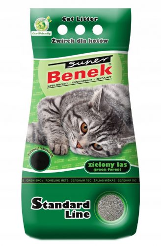 Alom macskáknak - Super Benek Green Forest 25L kavics macskához