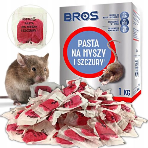 Madárijesztő, állatriasztó - ERŐS MÉREG patkányoknak és egereknek BROS 1 kg