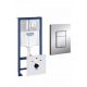 Rejtett WC-modulok és keretek - WC keret Grohe gyors Solido 4W1 Chrome gomb