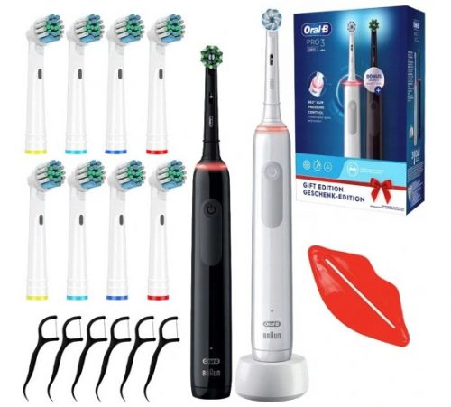 Oral-B 3900NWB elektromos fogkefe készlet 2 db.