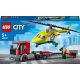 LEGO City - LEGO City mentőhelikopter vontatókocsi 60343