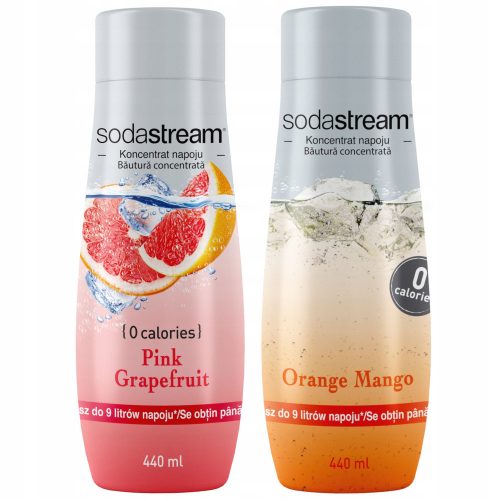 SODASTREAM Szett GRAPEFRUIT, NARANCS-MANGO 0 cukor