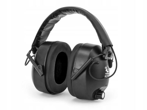 Lövöldözős fejhallgató - Aktív védő fejhallgató RealHunter Active Black