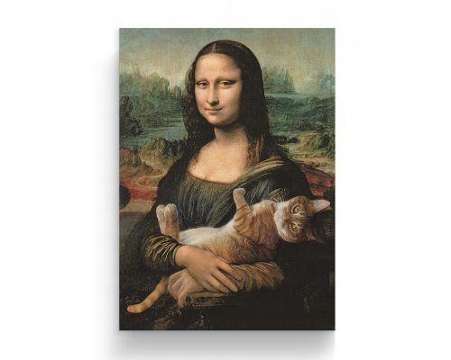 Falfestészet - Mona Lisa képe -50x70 cm -es nyomtatása a vászonon