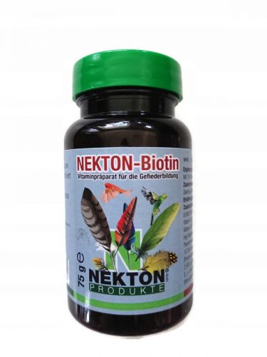 Vitaminok papagájok - NEKTON - A Biotin támogatja a 75 g tollát