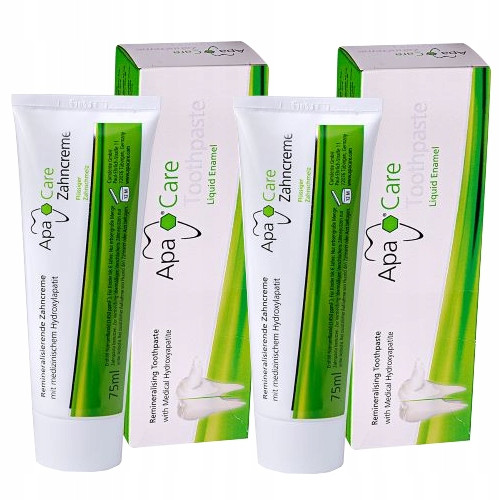 Fogkrém gyerekeknek - Apacare zahncreme 75 ml x2 paszta a caries számára