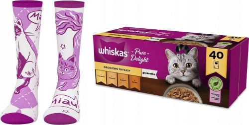 Konzerv macskáknak - Whiskas pörkölt baromfi ízek 40x85g + ingyenes