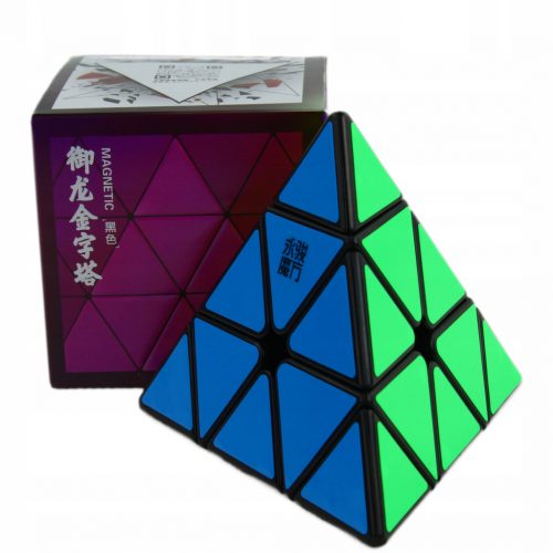  YJ YuLong mágneses Pyraminx fekete