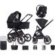 Többfunkciós babakocsi - Venicci Tinum 3in1 babakocsi + Cybex Aton 5 Black SE