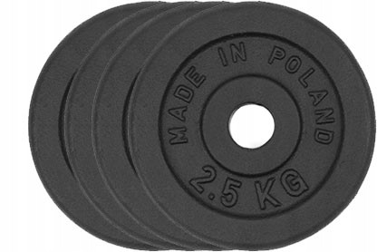 Súlyzósúlyok - Öntöttvas SÚLY 4x2,5kg SET tárcsatárcsa 31