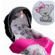 Babakocsi betét - Meleg gondola paplan + swaddle + matrac