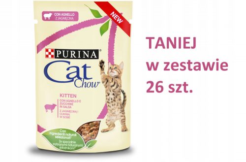 Konzerv macskáknak - Purina macska chow bárány 26x85g