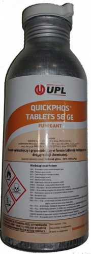 Egerek és patkányok elleni védelem - Mérgezés a MOLES -on QuickPhos 1 kg -os tabletták fumigacja