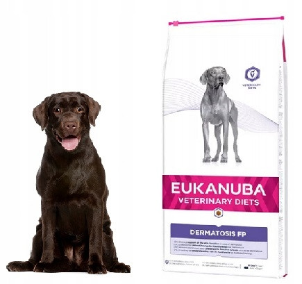 Száraz kutyaeledel - EUKANUBA Veterinary Diets Dermatosis FP FISH 12KG