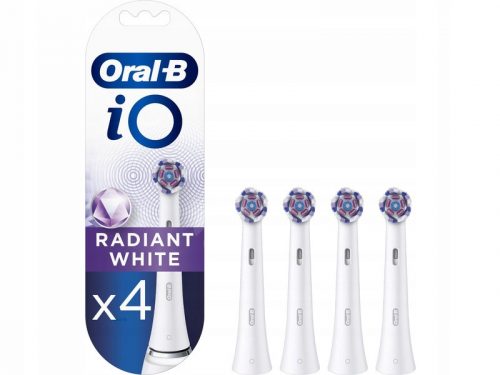  Oral-B iO Radiant White elektromos fogkefe fejek, 4 db