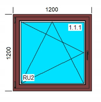 Ablak - ALSÓ ZSANÉR RHOMBUS FEWB ABLAKHOZ, RÉGI TÍPUSÚ