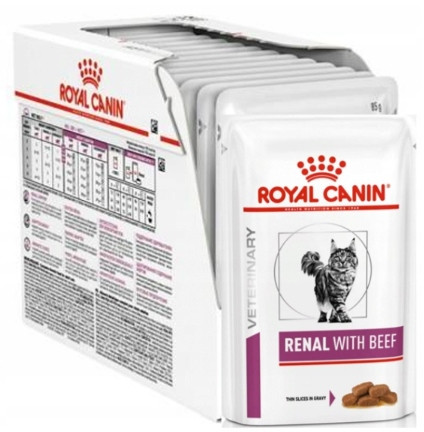 Konzerv macskáknak - Royal Canin Cat Resal 85G x 12 marhahús/wołowina