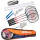  Wilson Badminton V2 3 4PC háló, ütőkészlet tollaslabdával