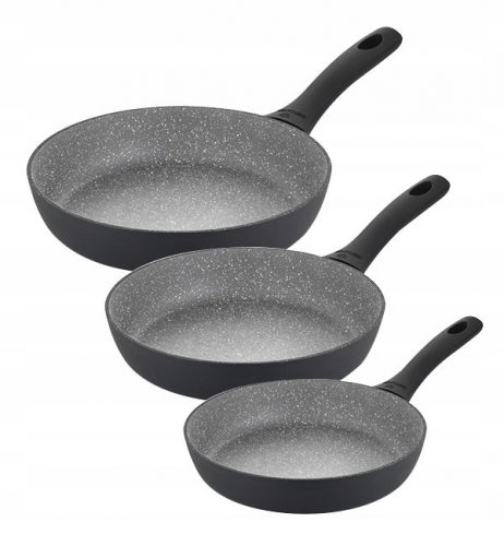 Serpenyő - Gerlach Granitex Grey hagyományos serpenyő 28 cm tapadásmentes (non-stick)