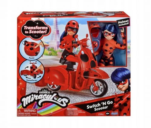  Csodababa: Katicabogár és Cat Noir Playmates Toys fekete macska 12,8 cm