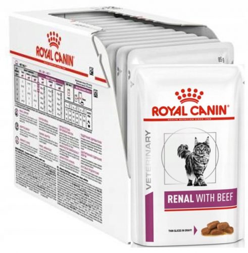 Konzerv macskáknak - Royal Canin vese macska (marhahús / marhahús) 12x 85 g