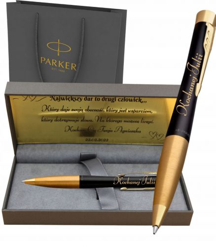  Blue Parker golyóstoll + Parker írókészlet és ajándéktáska