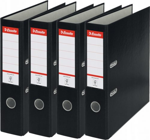 Iratgyűjtő könyvekhez és füzetekhez - Esselte Binder Economic A4 75 mm Black X4