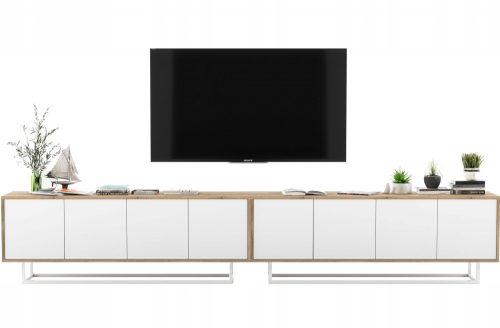  Loft Industrial TV állvány, fehér MAT 300 komód