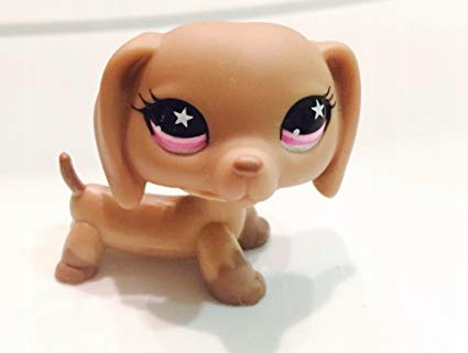  LPS tacskó Littlest Pet Shop figura kutya kutya