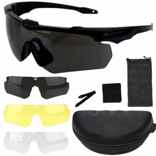 Lövés és ballisztikai védőszemüveg - Katonai szemüveg ASG polarizált taktikai védőszemüveg
