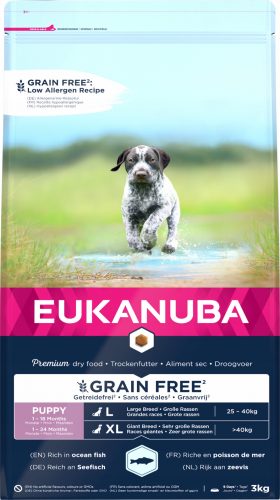  Eukanuba száraz haleledel 3 kg