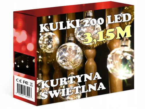  FÉNYFÜGGÖNY LED GOLYÓK jégcsapok 101 - 200 lámpák