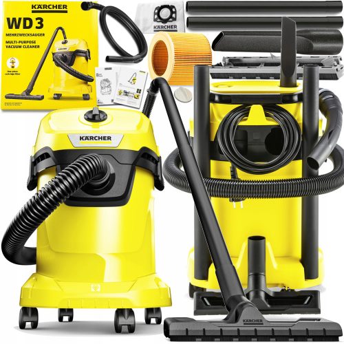 Klasszikus porszívó - A LEGÚJABB MODELL KARCHER WD 3 ZAKÁK NÉLKÜLI PORSZÍVÓ