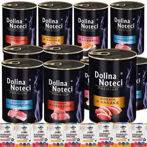  Dolina Noteci Premium kacsa nedves macskaeledel 400 g