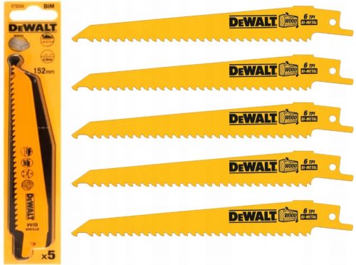 Fűrészek, fűrészlapok - Dewalt Brzeszczoty a multiszlifierek 5pcs dt20732 -hez