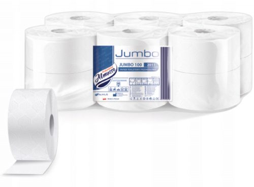 Vécé papír - Jumbo WC papír 2W cellulóz PREMIUM 12 db.