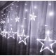 Karácsonyi fények - GARLAND LIGHTS STARS LED FÉNYFÜGGÖNY ICILS