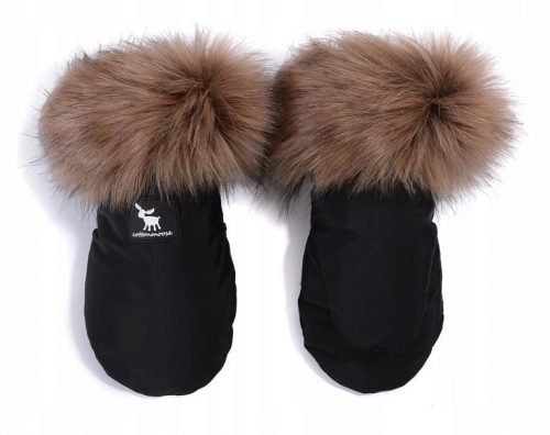 Babakocsi kesztyű - Cottonmoose Handmuff kesztyű a fekete babakocsihoz