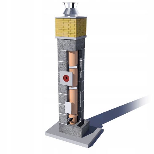Kéményrendszer, tartozékok - Kerámia kémény turbó k 4 m fi 100 prémium gáz