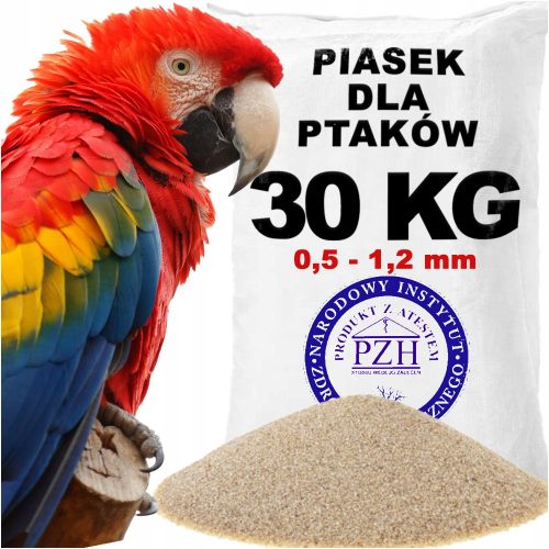 Homok madaraknak - Fehér homok, fürdőpor a kanadákhoz 30 kg