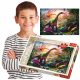  Trefl Puzzle gyerekeknek 100 db DINOSAURUSZ