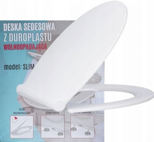 Vécé ülőke - WC-ülőke inne0000abc HYDROERA fehér duroplast